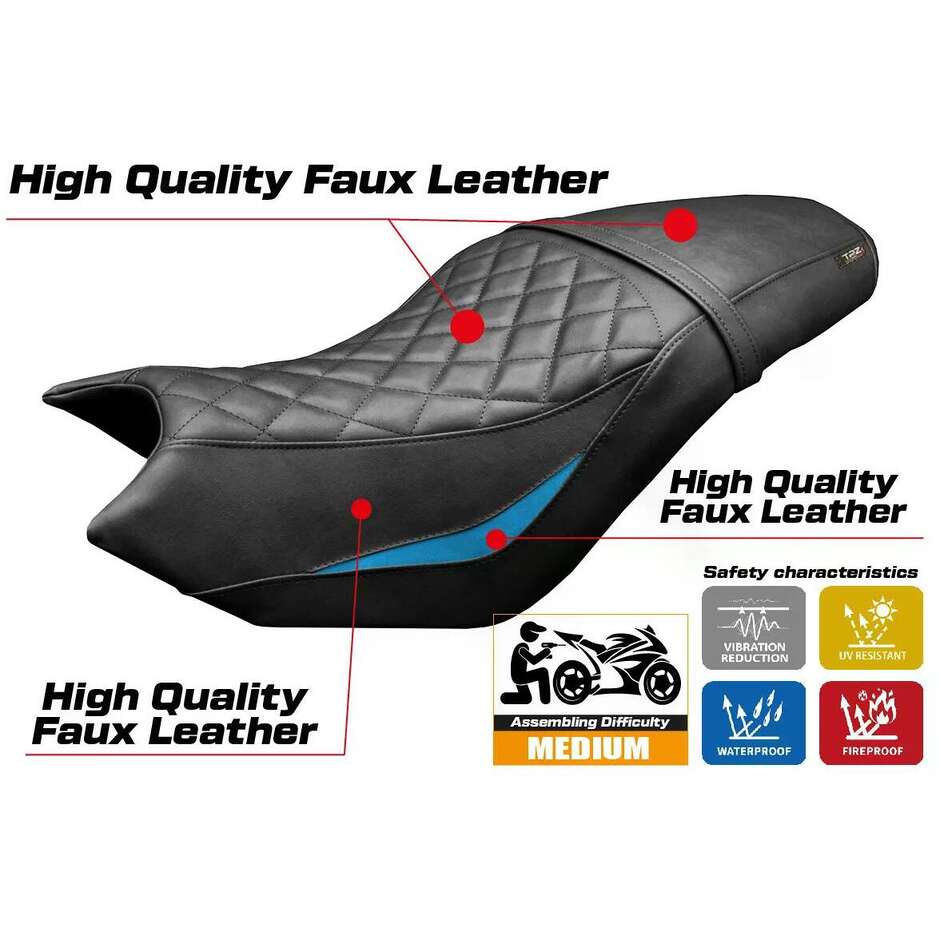TPZ Italia Seat Cover Specific for CF Moto 700 CLX 20212025 Model Bafia