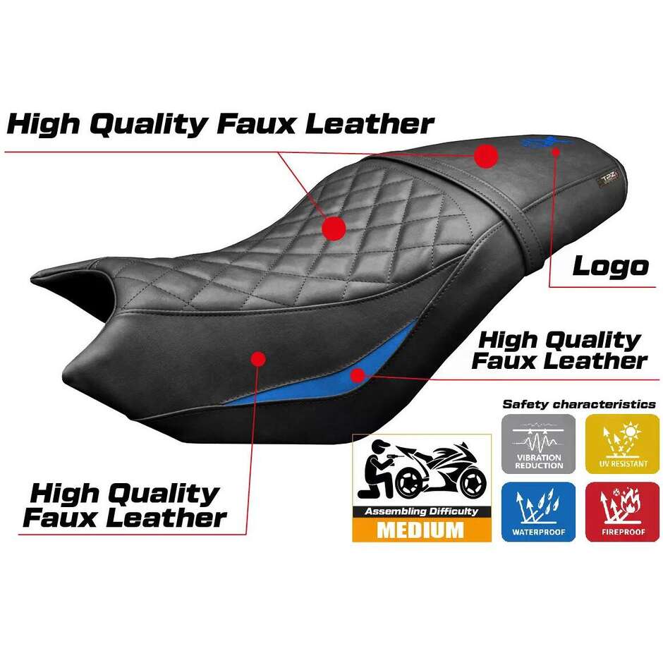 TPZ Italia Seat Cover Specific for CF Moto 700 CLX 20212025 Model Bafia
