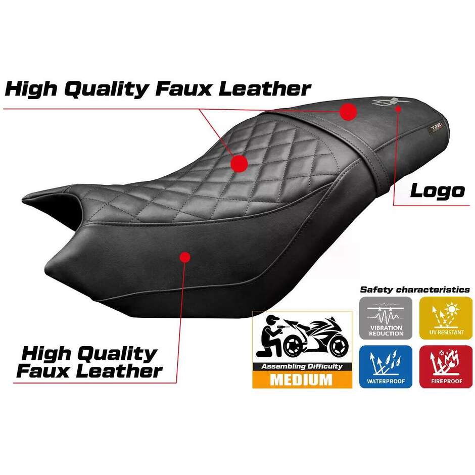 TPZ Italia Seat Cover Specific for CF Moto 700 CLX 20212025 Model Bafia