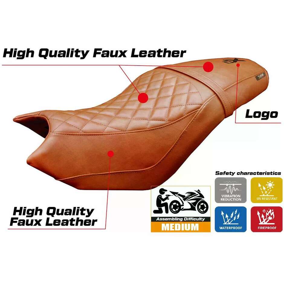 TPZ Italia Seat Cover Specific for CF Moto 700 CLX 20212025 Model Bafia
