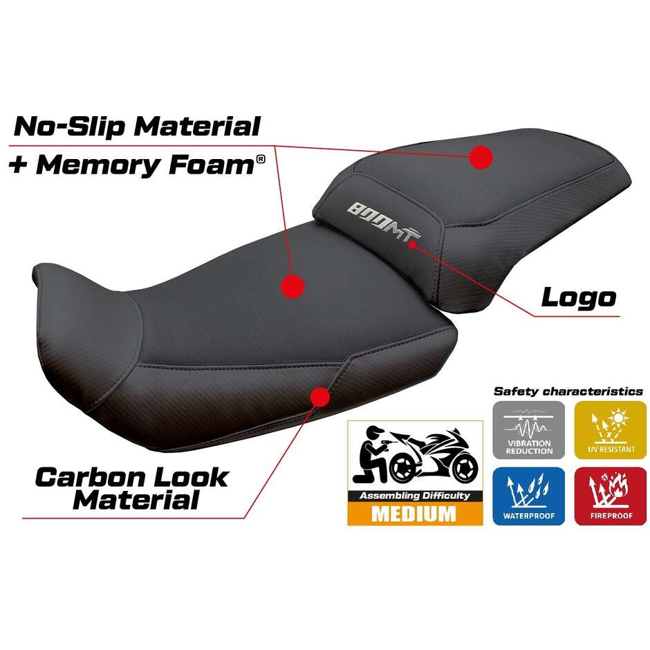 TPZ Italia Seat Cover Specific for CF Moto 800 MT Explorer 20222025 Model Fira Comfort System