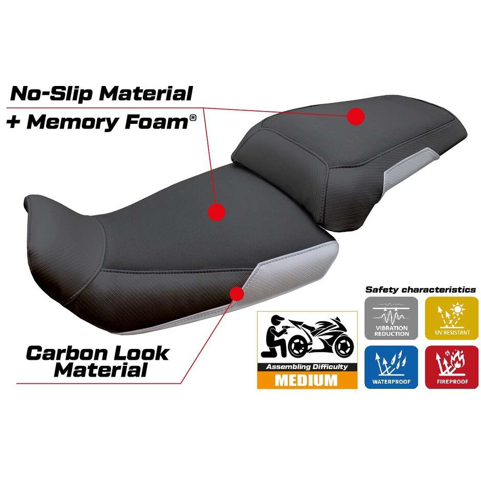 TPZ Italia Seat Cover Specific for CF Moto 800 MT Sport 20222025 Model Fira Comfort System
