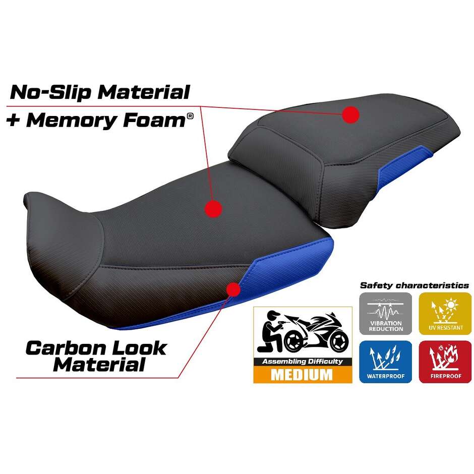 TPZ Italia Seat Cover Specific for CF Moto 800 MT Sport 20222025 Model Fira Comfort System