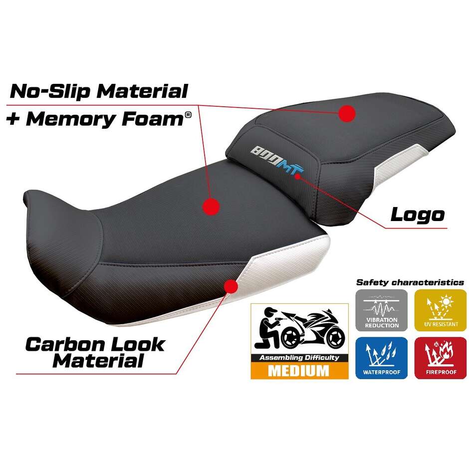 TPZ Italia Seat Cover Specific for CF Moto 800 MT Touring 20222025 Model Fira Comfort System
