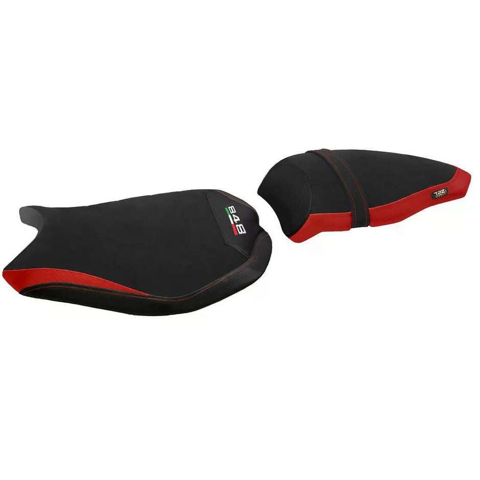 TPZ Italia Seat Cover Specific for Ducati 848 / 1098 / 1198 2007 2013 Model Cervia Velvet Comfort System