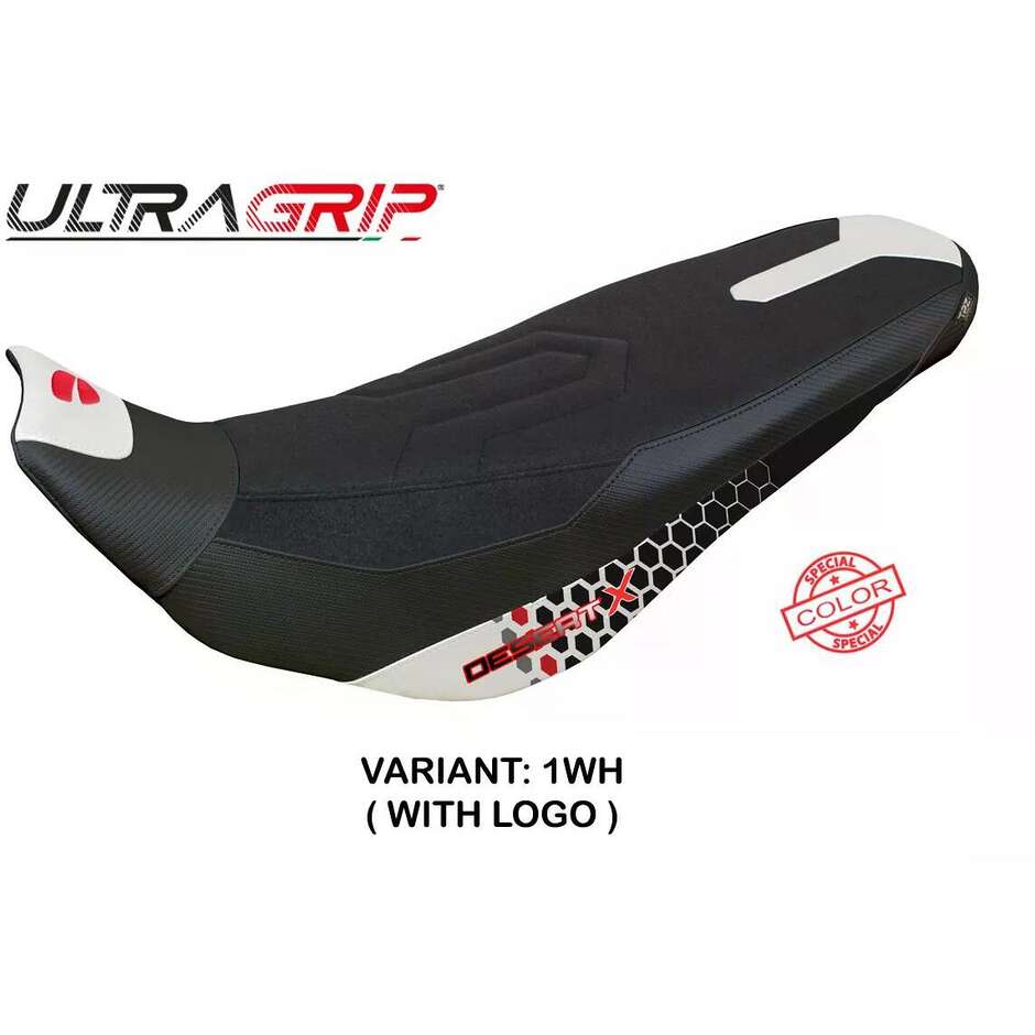 TPZ Italia Seat Cover Specific for Ducati DesertX Rally 20222025 Model Eriba Special Color Ultragrip