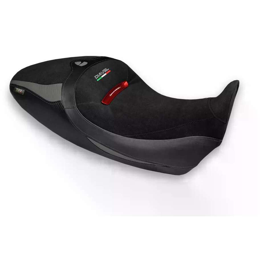 TPZ Italia Seat Cover Specific for Ducati Diavel 1260 S 2019 2022 Model Costanza 1 Velvet Comfort System