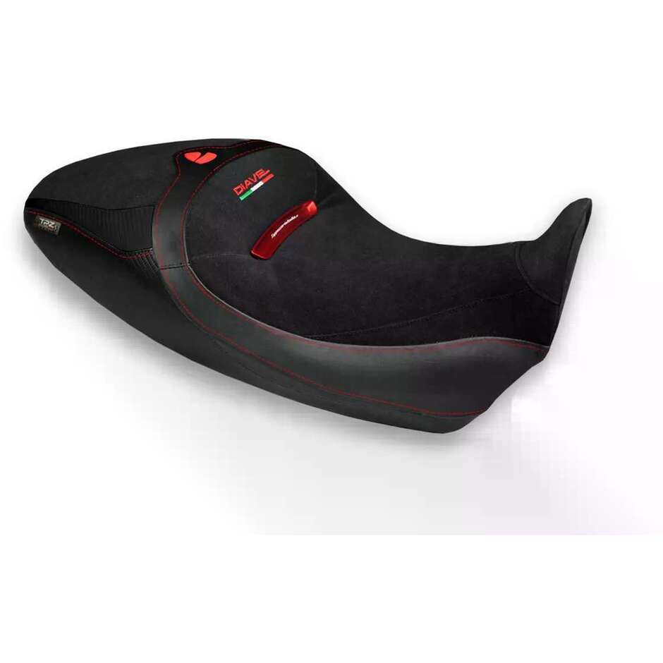 TPZ Italia Seat Cover Specific for Ducati Diavel 1260 S 2019 2022 Model Costanza 1 Velvet Comfort System