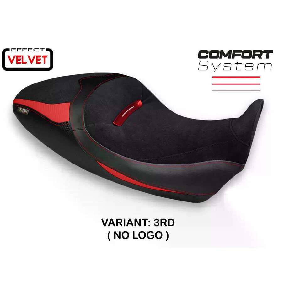 TPZ Italia Seat Cover Specific for Ducati Diavel 1260 S 2019 2022 Model Costanza 1 Velvet Comfort System
