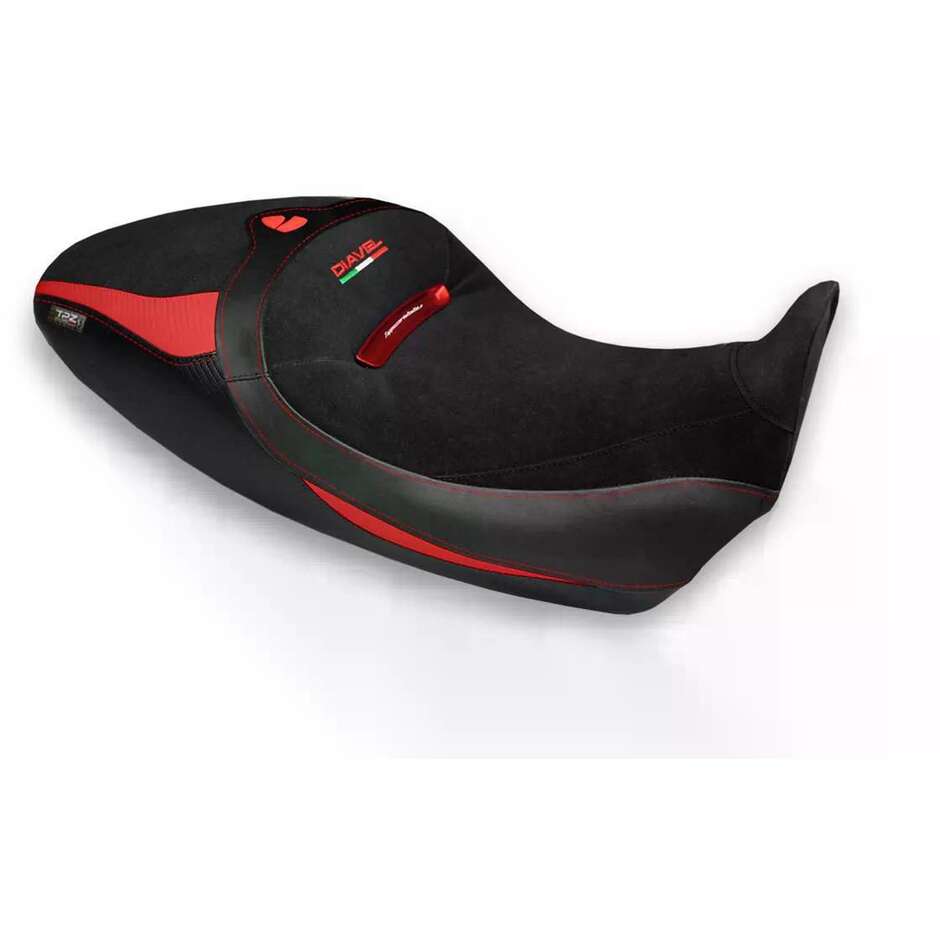 TPZ Italia Seat Cover Specific for Ducati Diavel 1260 S 2019 2022 Model Costanza 1 Velvet Comfort System