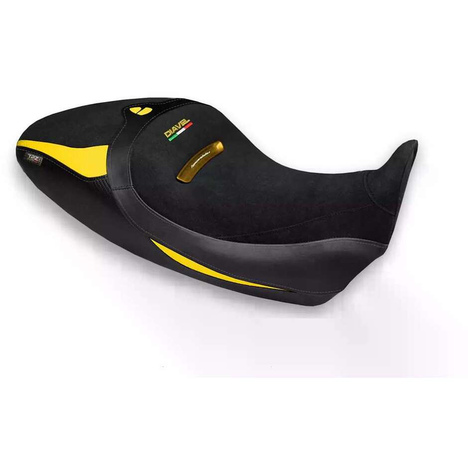 TPZ Italia Seat Cover Specific for Ducati Diavel 1260 S 2019 2022 Model Costanza 1 Velvet Comfort System