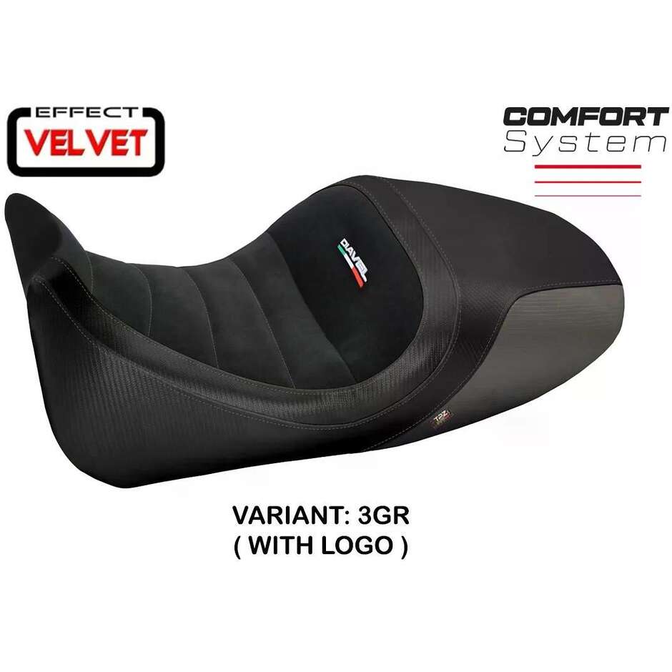 TPZ Italia Seat Cover Specific for Ducati Diavel 2014 2018 Model Imola 1 Velvet Comfort System