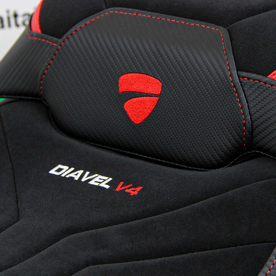 TPZ Italia Seat Cover Specific for Ducati Diavel V4 20232025 Diablo Velvet Model