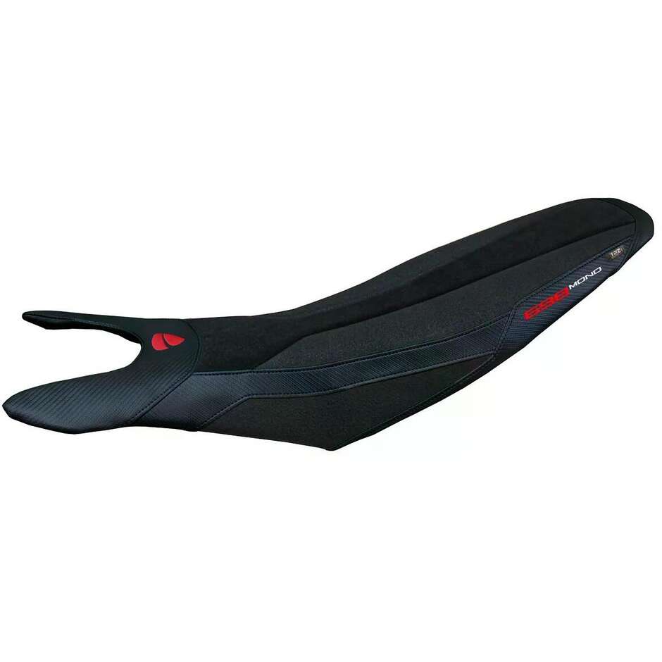 TPZ Italia Seat Cover Specific for Ducati Hypermotard 698 Mono 20242025 Cairoli Velvet Ultragrip Comfort System Model