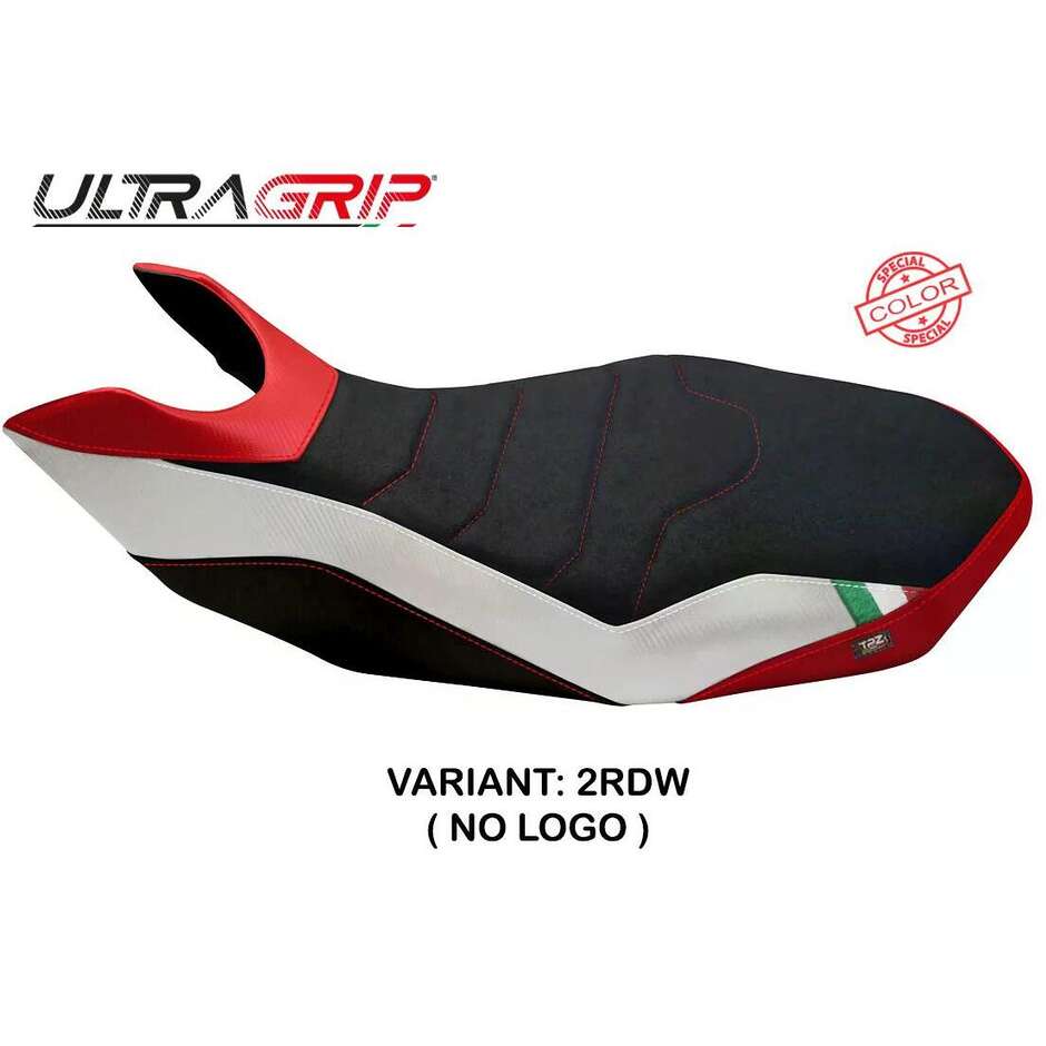 TPZ Italia Seat Cover Specific for Ducati Hypermotard 796 / 1100 / 1100 EVO 2007 2012 Model Ribe 2 Ultragrip