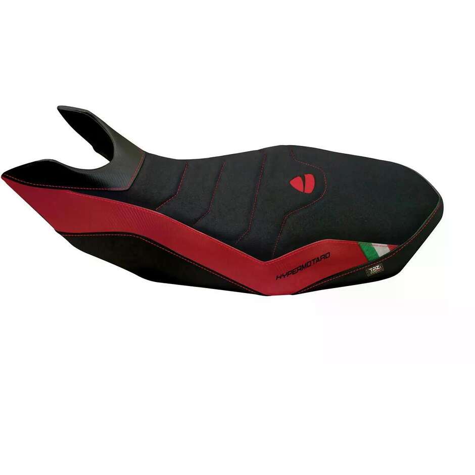 TPZ Italia Seat Cover Specific for Ducati Hypermotard 796 / 1100 / 1100 EVO 2007 2012 Model Ribe 2 Ultragrip
