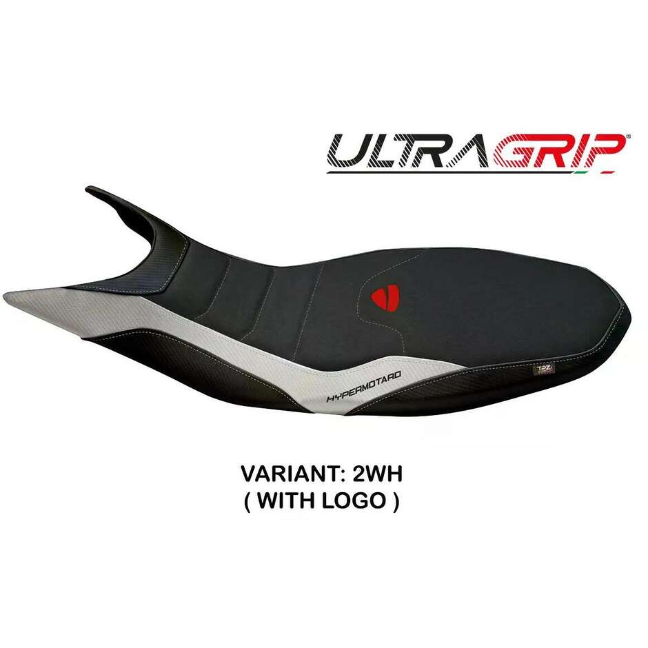 TPZ Italia Seat Cover Specific for Ducati Hypermotard 821 / 939 2013 2018 Model Megara 1 Ultragrip