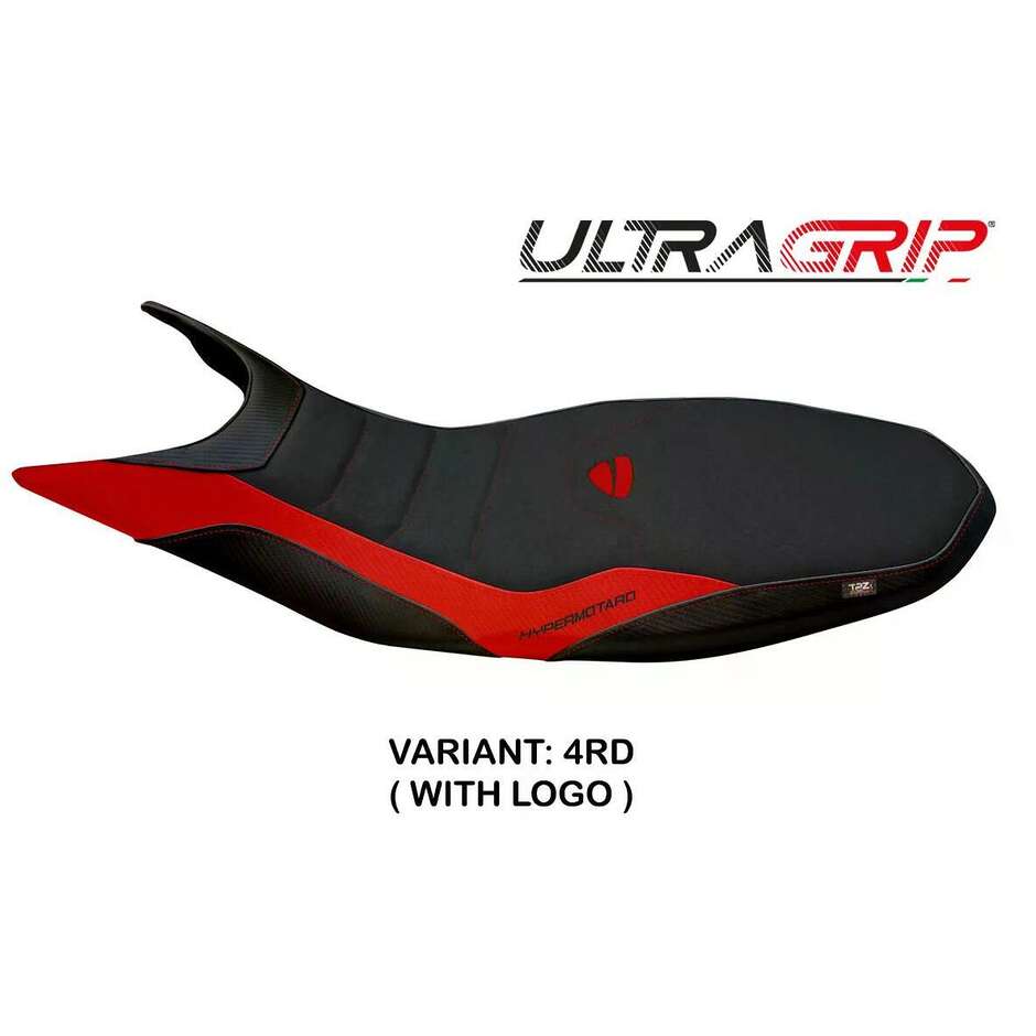 TPZ Italia Seat Cover Specific for Ducati Hypermotard 821 / 939 2013 2018 Model Megara 1 Ultragrip