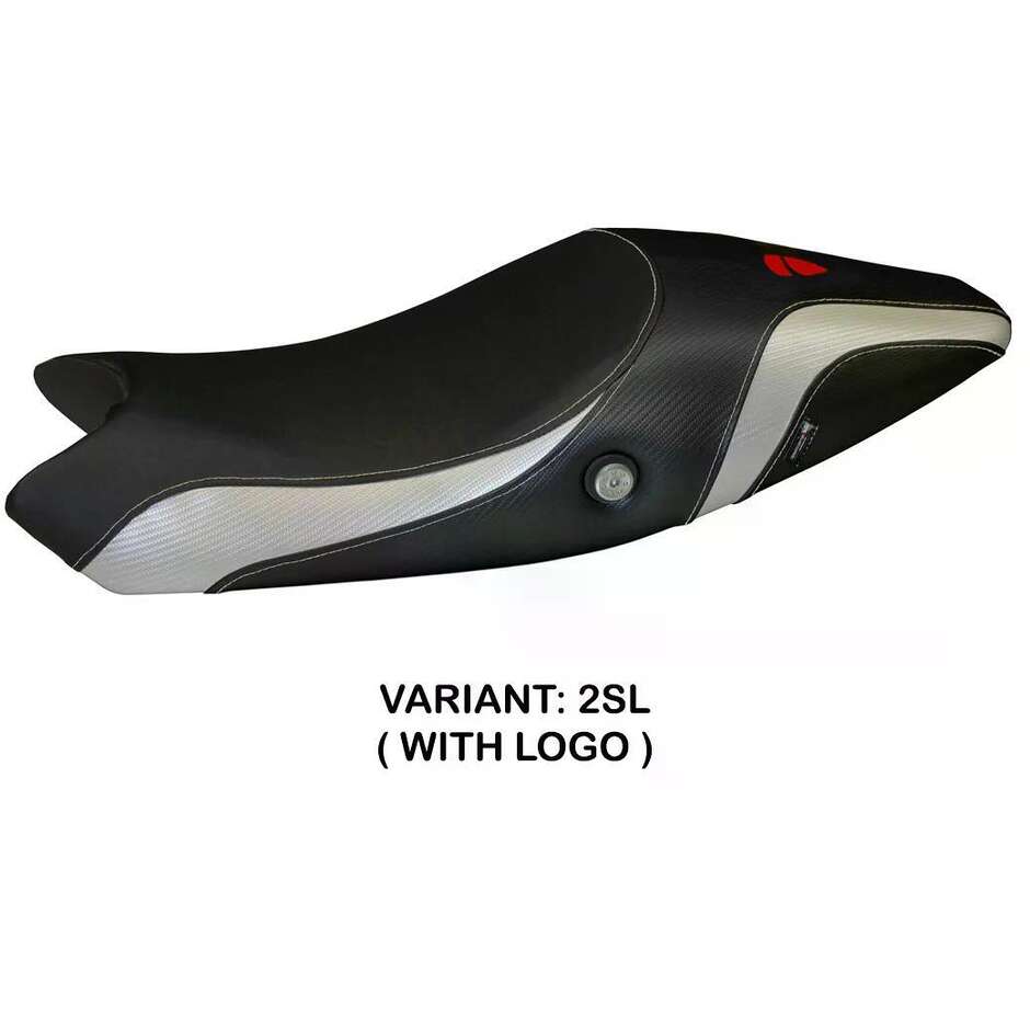 TPZ Italia Seat Cover Specific for Ducati Monster 696 / 796 2008 2014 Model Logos Carbon Colat