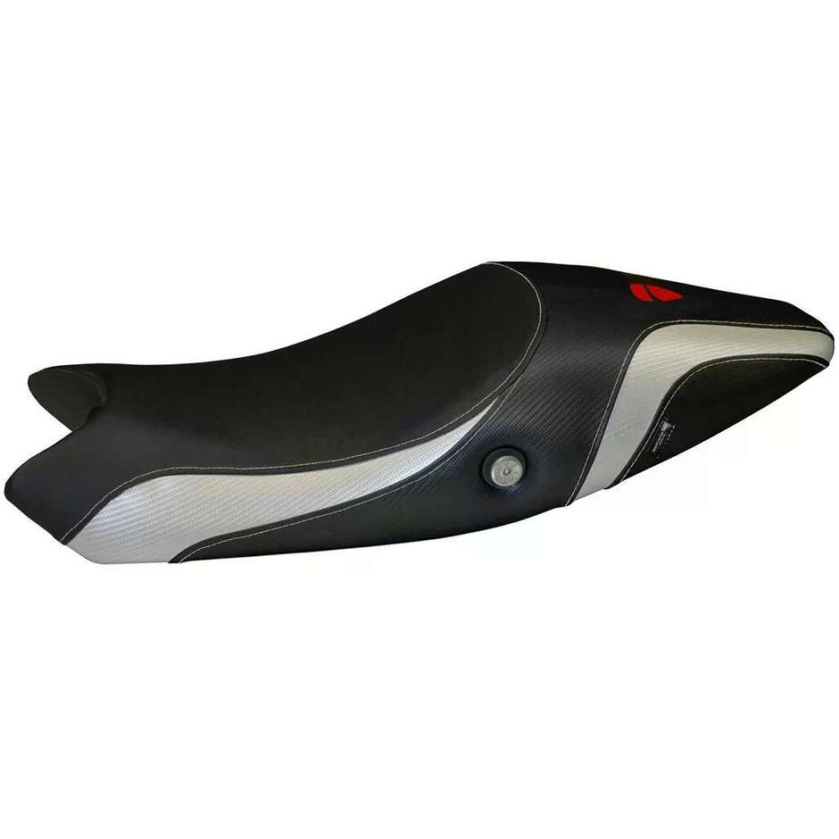 TPZ Italia Seat Cover Specific for Ducati Monster 696 / 796 2008 2014 Model Logos Carbon Colat