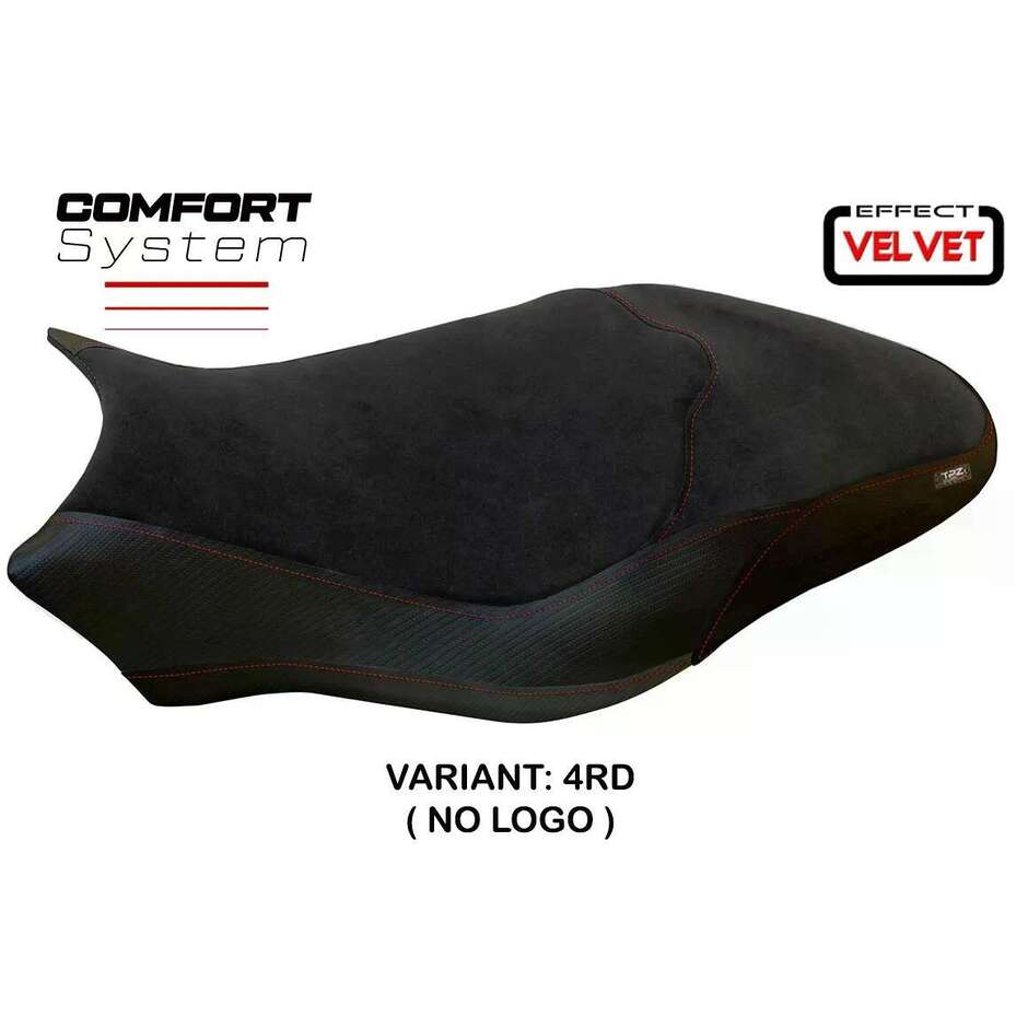TPZ Italia Seat Cover Specific for Ducati Monster 797 2017 2020 Model Ovada 2 Velvet Comfort System