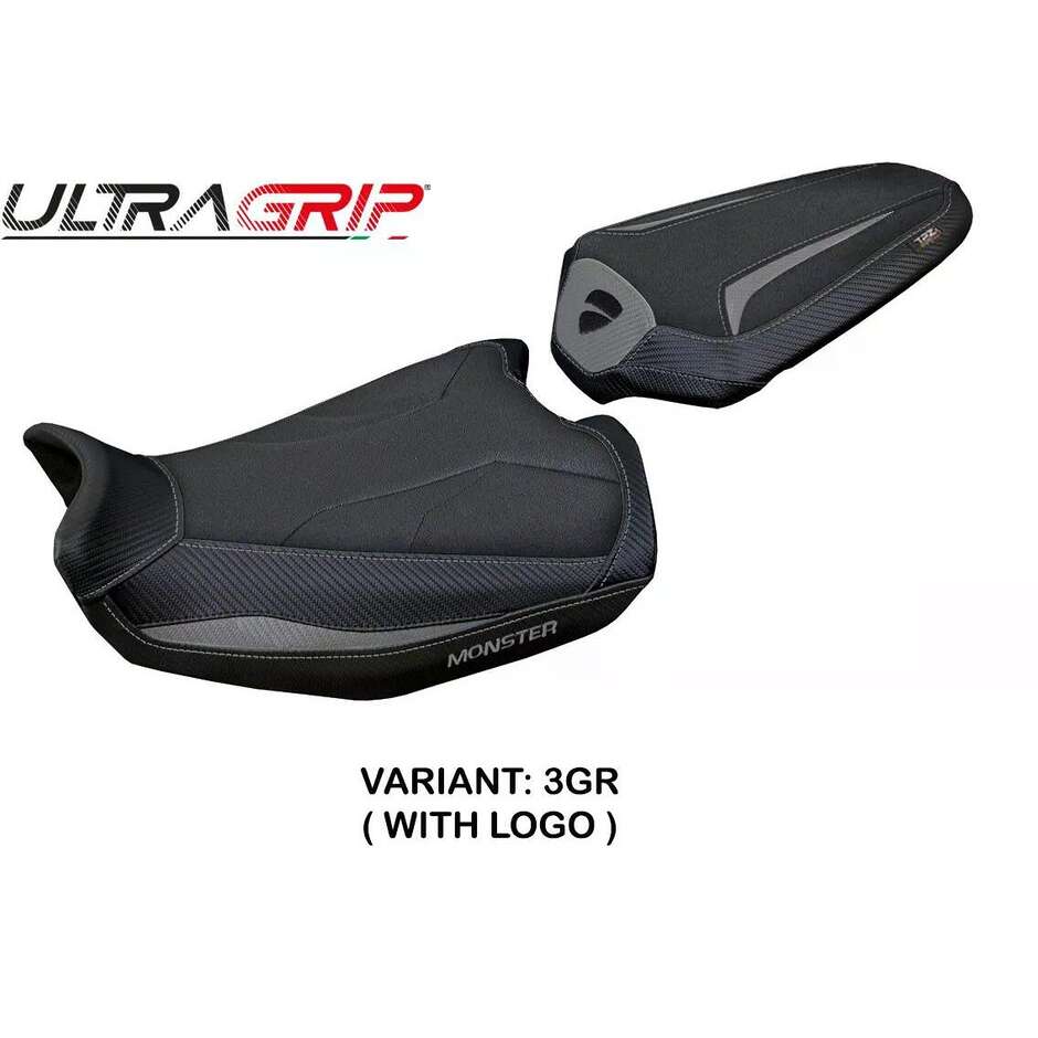 TPZ Italia Seat Cover Specific for Ducati Monster 937950 20212025 Linosa Ultragrip Model