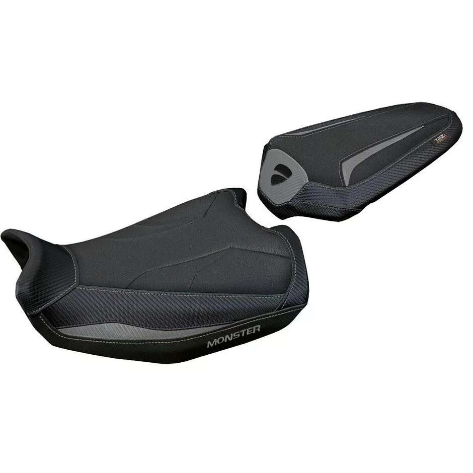 TPZ Italia Seat Cover Specific for Ducati Monster 937950 20212025 Linosa Ultragrip Model