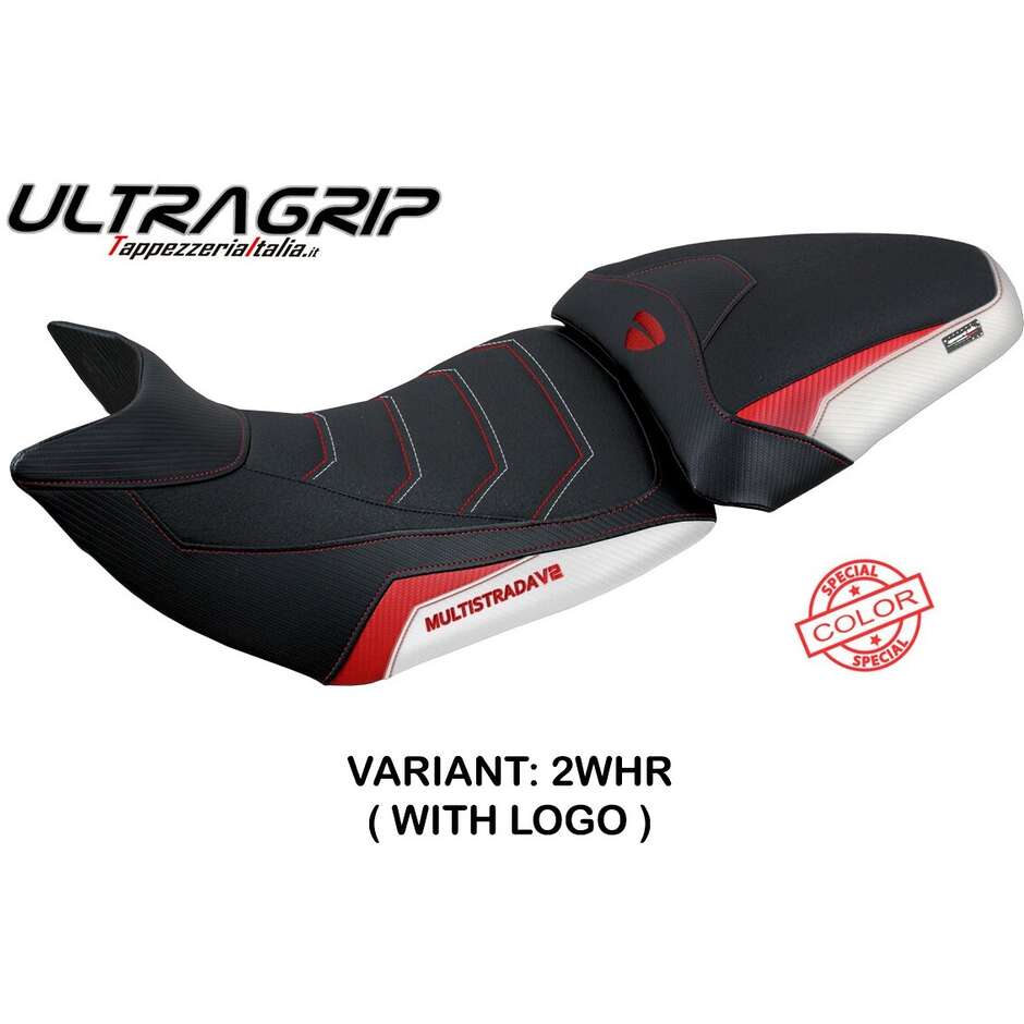TPZ Italia Seat Cover Specific for Ducati Multistrada V2 2021 2024 Model Haria Ultragrip