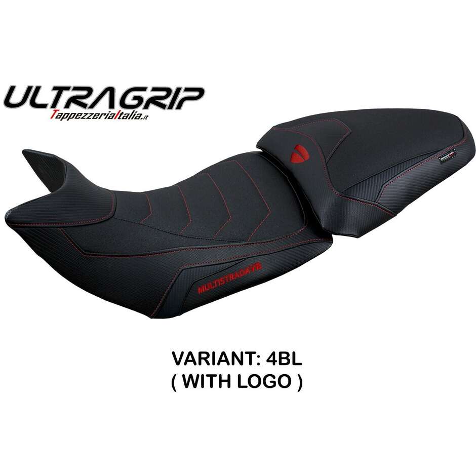 TPZ Italia Seat Cover Specific for Ducati Multistrada V2 2021 2024 Model Haria Ultragrip