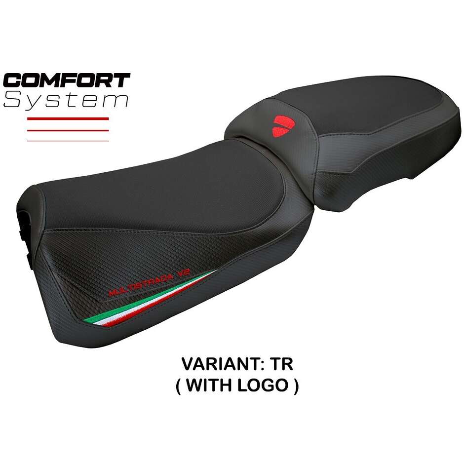 TPZ Italia Seat Cover Specific for Ducati Multistrada V2 2025 Model Aura Comfort System