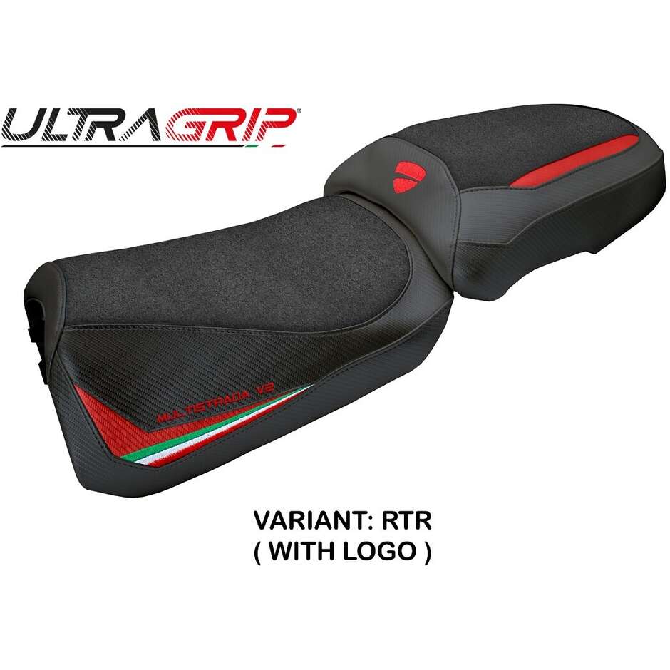 TPZ Italia Seat Cover Specific for Ducati Multistrada V2 2025 Model Aura Ultragrip