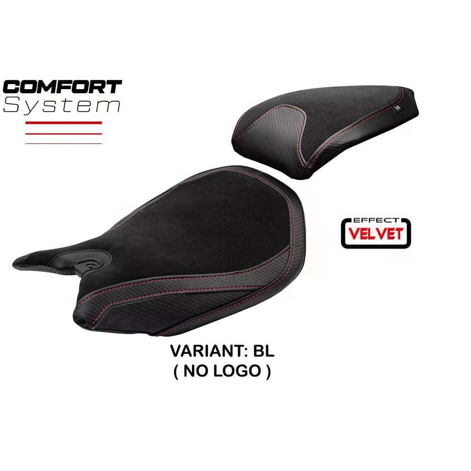 TPZ Italia Seat Cover Specific for Ducati Panigale 1199 2011-2015 Model Pesaro Velvet Comfort System