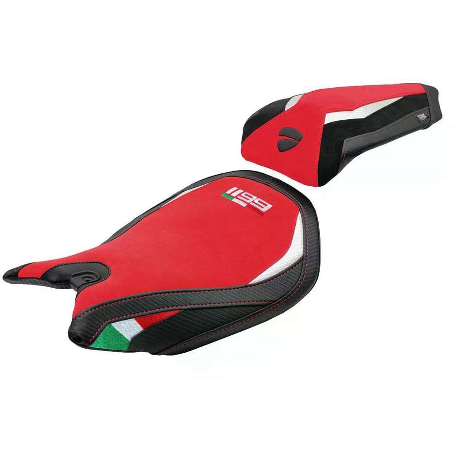 TPZ Italia Seat Cover Specific for Ducati Panigale 1199 2011-2015 Model Pesaro Velvet