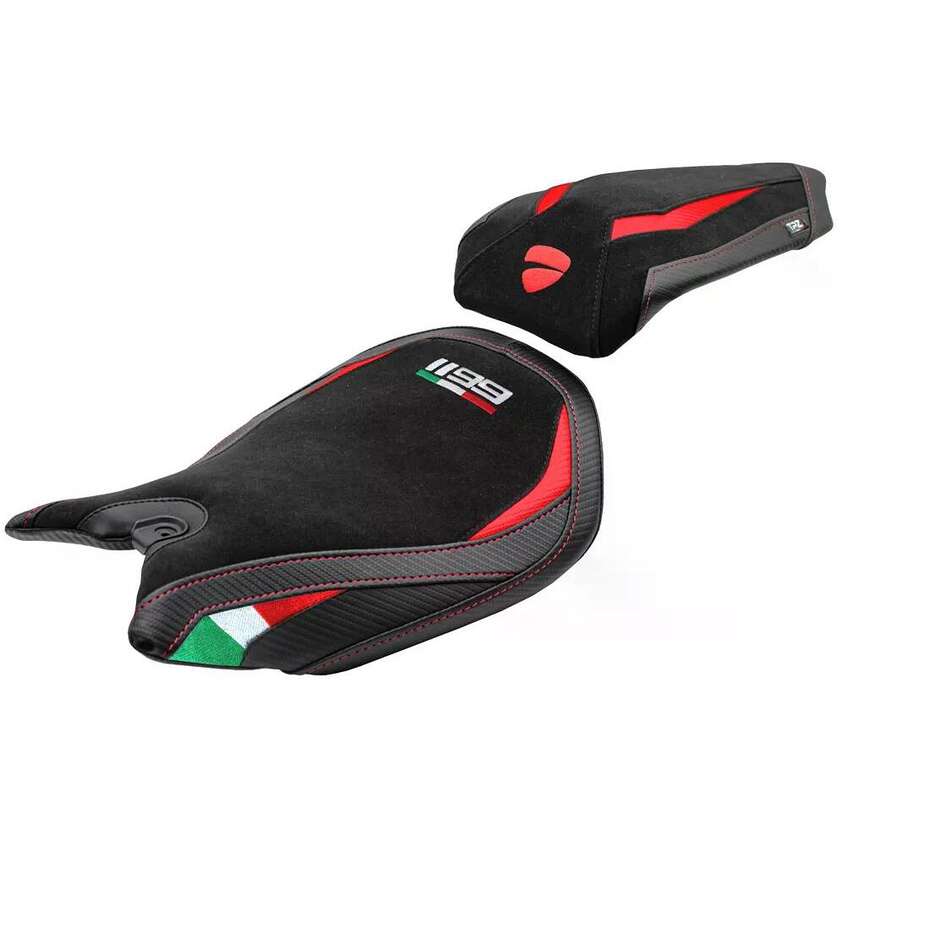 TPZ Italia Seat Cover Specific for Ducati Panigale 1199 2011-2015 Model Pesaro Velvet