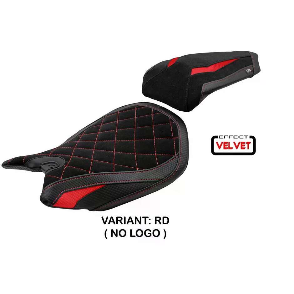 TPZ Italia Seat Cover Specific for Ducati Panigale 1299 2015-2018 Model Dervio Velvet Special Edition
