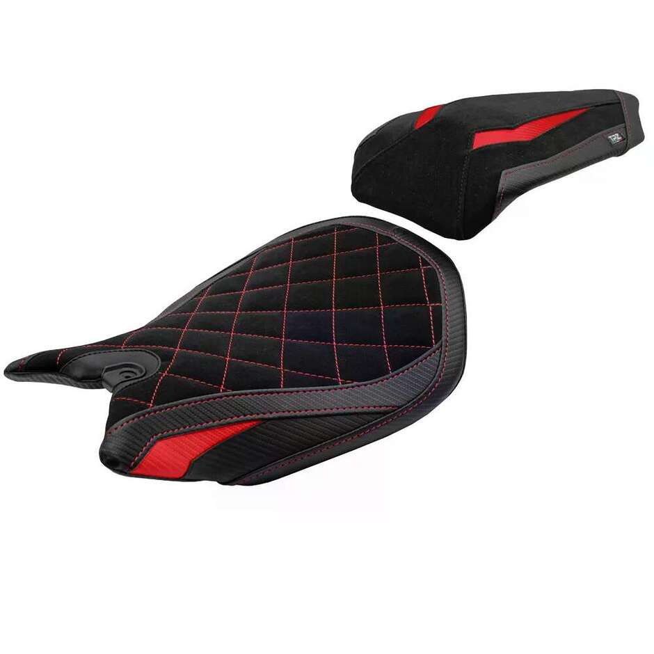 TPZ Italia Seat Cover Specific for Ducati Panigale 1299 2015-2018 Model Dervio Velvet Special Edition