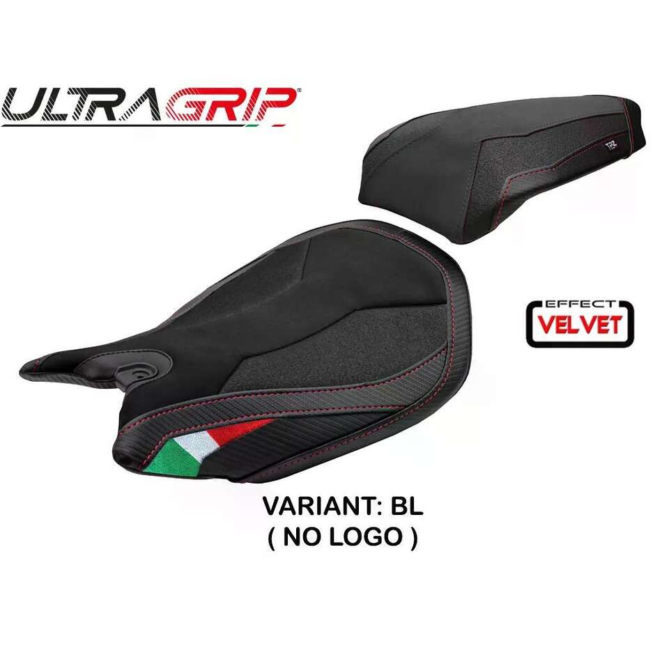 TPZ Italia Seat Cover Specific for Ducati Panigale 1299 2015-2018 Model Dervio Velvet Ultragrip