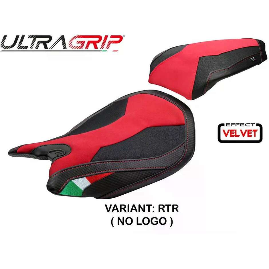 TPZ Italia Seat Cover Specific for Ducati Panigale 1299 2015-2018 Model Dervio Velvet Ultragrip