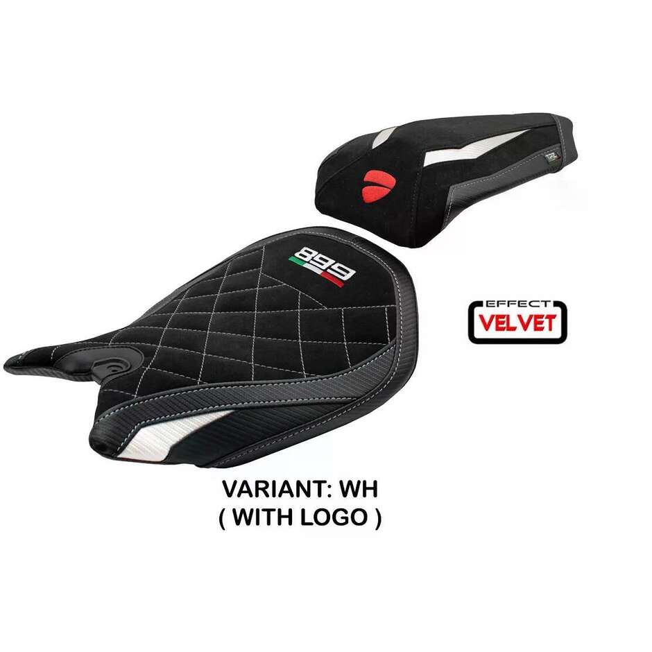 TPZ Italia Seat Cover Specific for Ducati Panigale 899 2013-2015 Model Ordona Velvet Special Edition