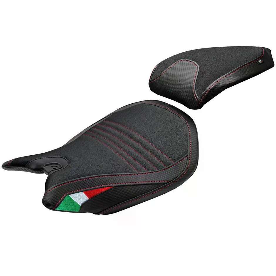 TPZ Italia Seat Cover Specific for Ducati Panigale 959 2016-2018 Model Ultragrip Nuts