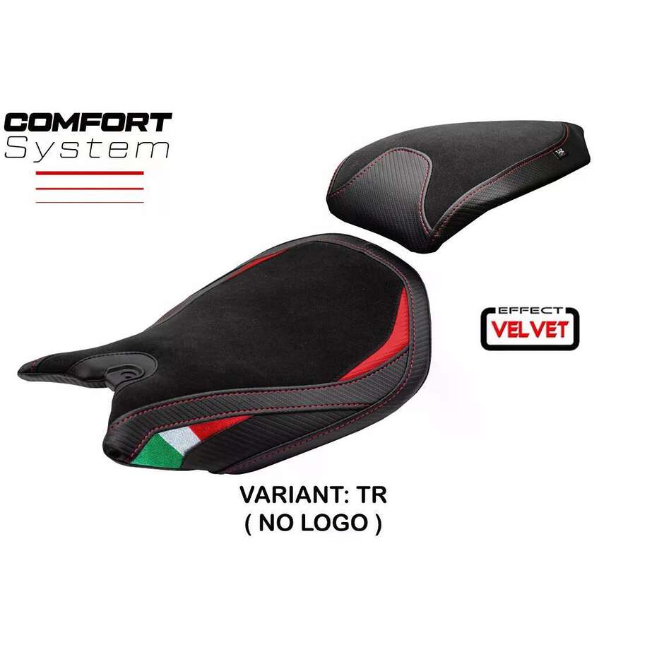 TPZ Italia Seat Cover Specific for Ducati Panigale 959 2016-2018 Model Walnut Velvet Comfort System