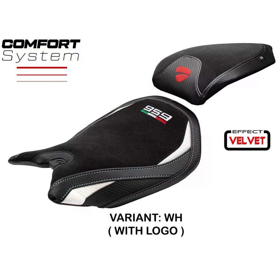 TPZ Italia Seat Cover Specific for Ducati Panigale 959 2016-2018 Model Walnut Velvet Comfort System