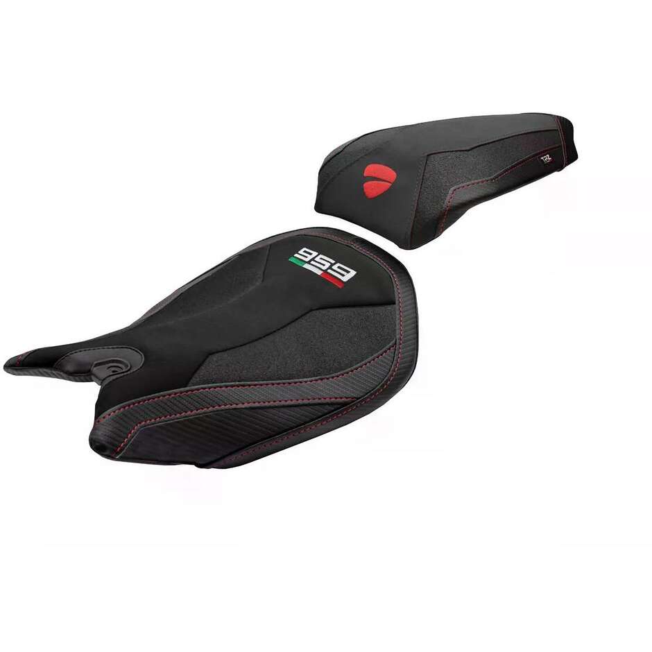 TPZ Italia Seat Cover Specific for Ducati Panigale 959 2016-2018 Model Walnut Velvet Ultragrip