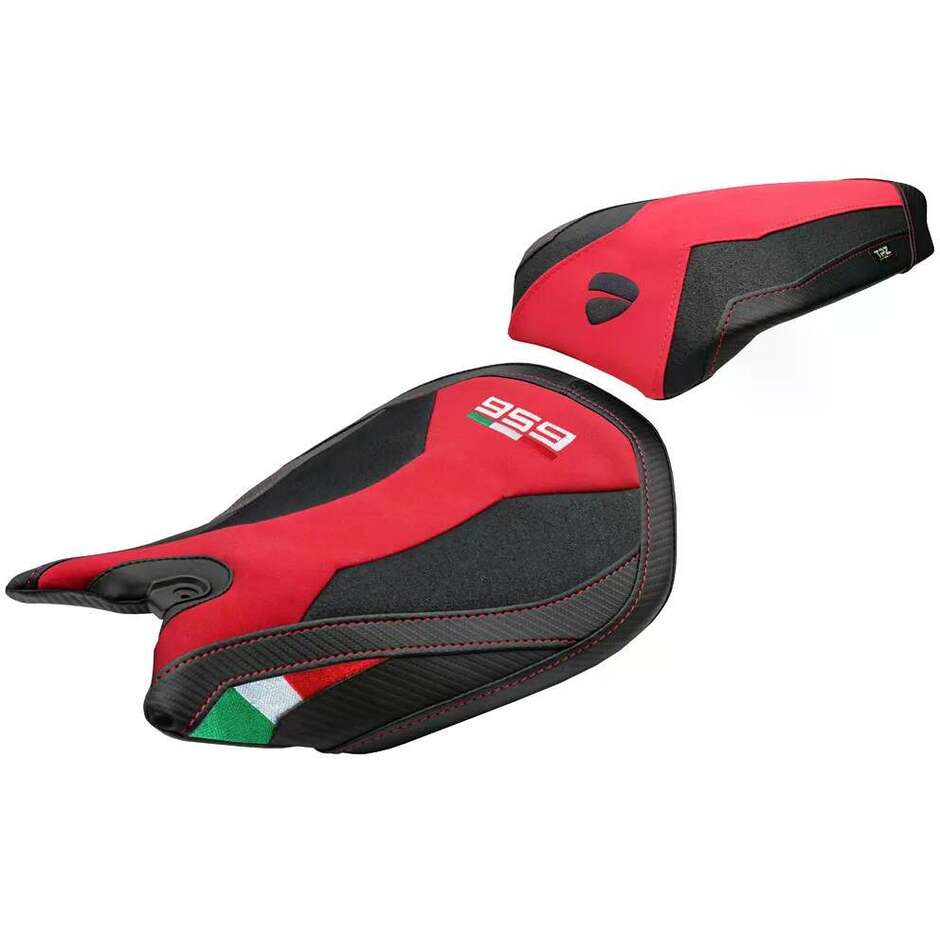 TPZ Italia Seat Cover Specific for Ducati Panigale 959 2016-2018 Model Walnut Velvet Ultragrip