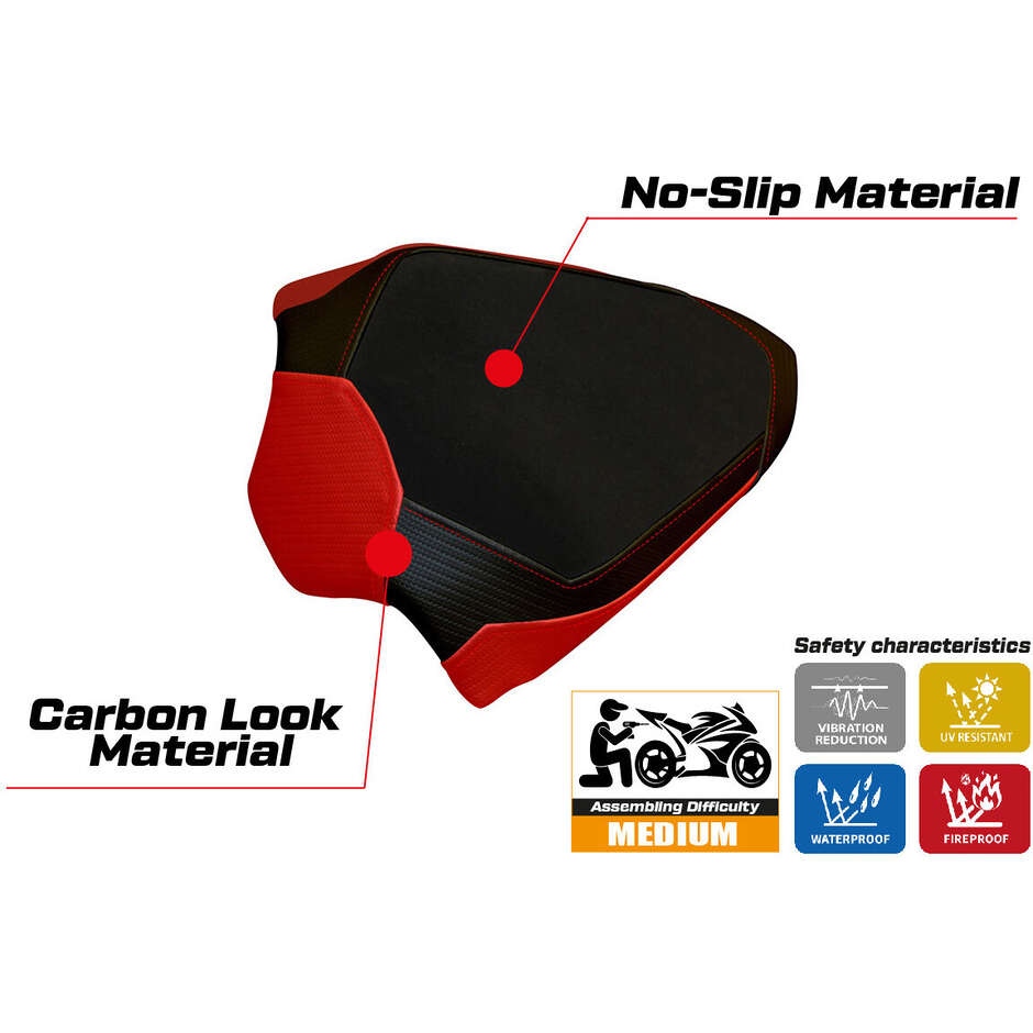 TPZ Italia Seat Cover Specific for Ducati Panigale V4 2018 2024 Model Cancun 2