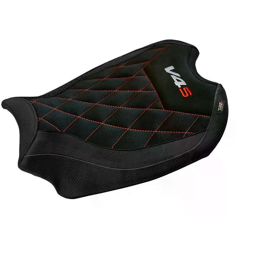 TPZ Italia Seat Cover Specific for Ducati Panigale V4 2018 2024 Model Harbin Velvet