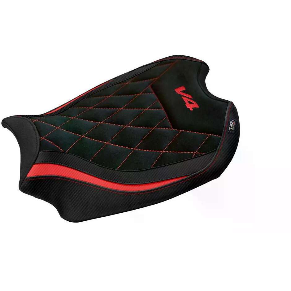 TPZ Italia Seat Cover Specific for Ducati Panigale V4 2018 2024 Model Harbin Velvet