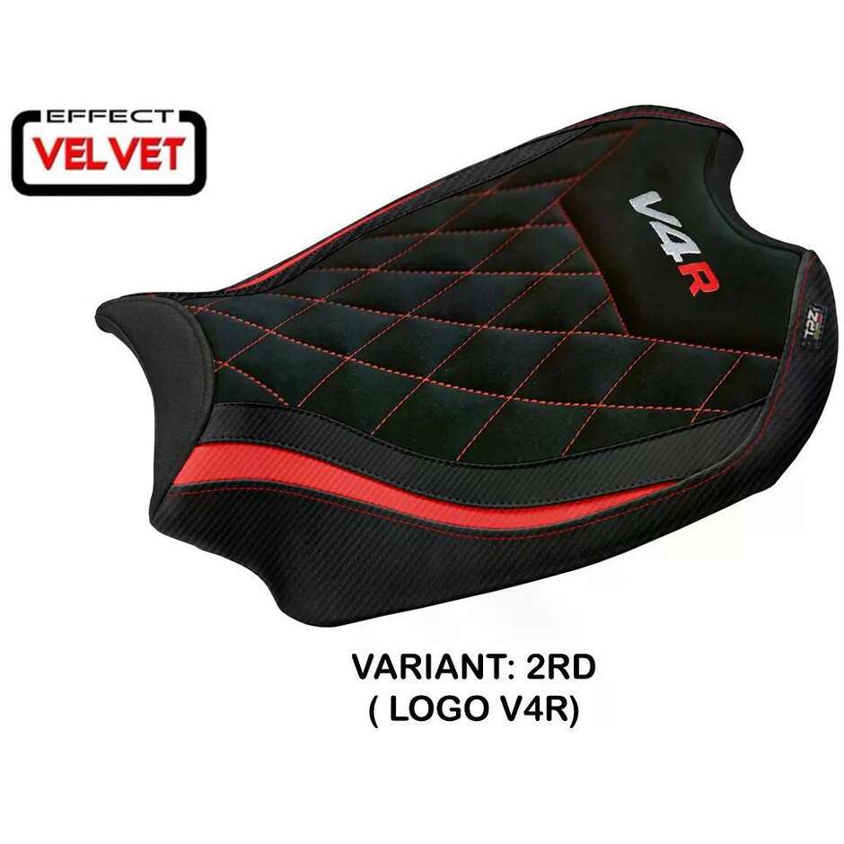 TPZ Italia Seat Cover Specific for Ducati Panigale V4 2018 2024 Model Harbin Velvet