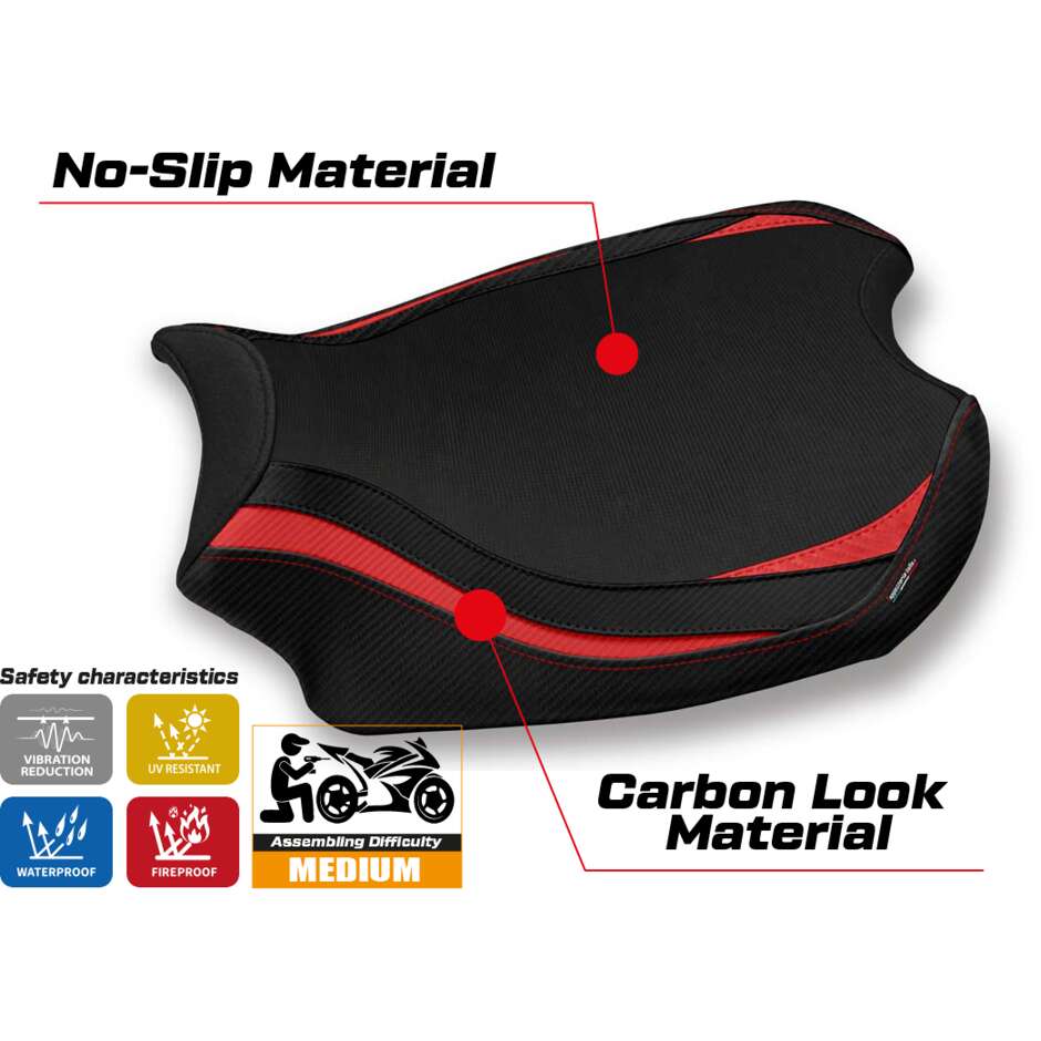 TPZ Italia Seat Cover Specific for Ducati Panigale V4 2018 2024 Model Mahileu