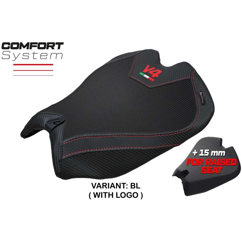 TPZ Italia Seat Cover Specific for Ducati Panigale V4 2025 Model Argenta High Comfort System